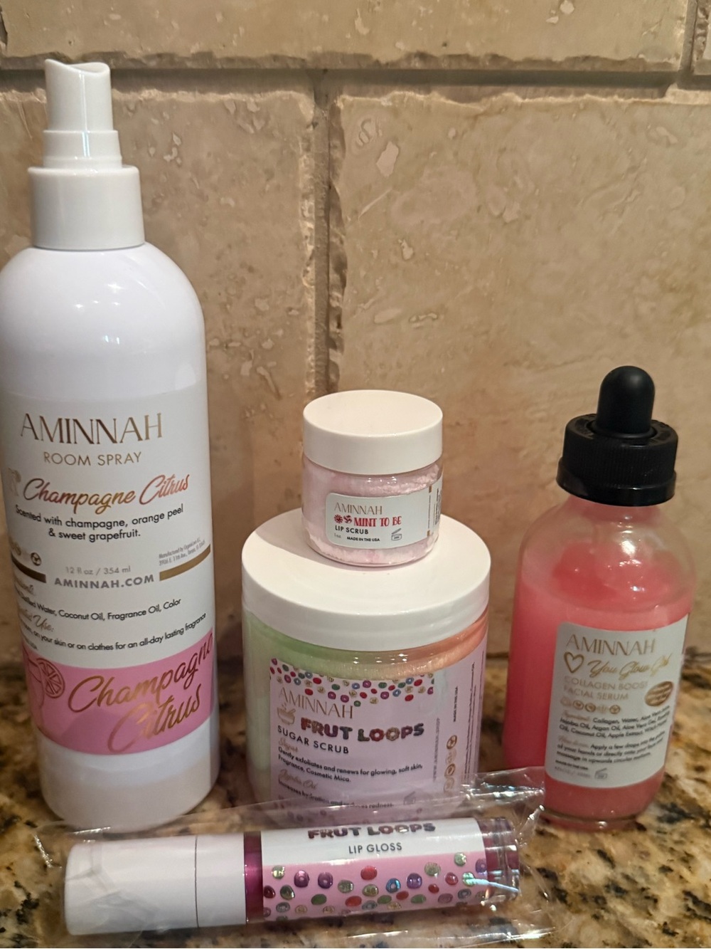 Aminnah bath gift bundle set NEW